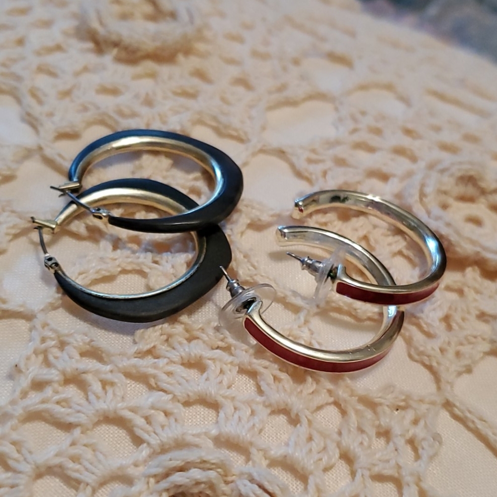 Hoop earrings